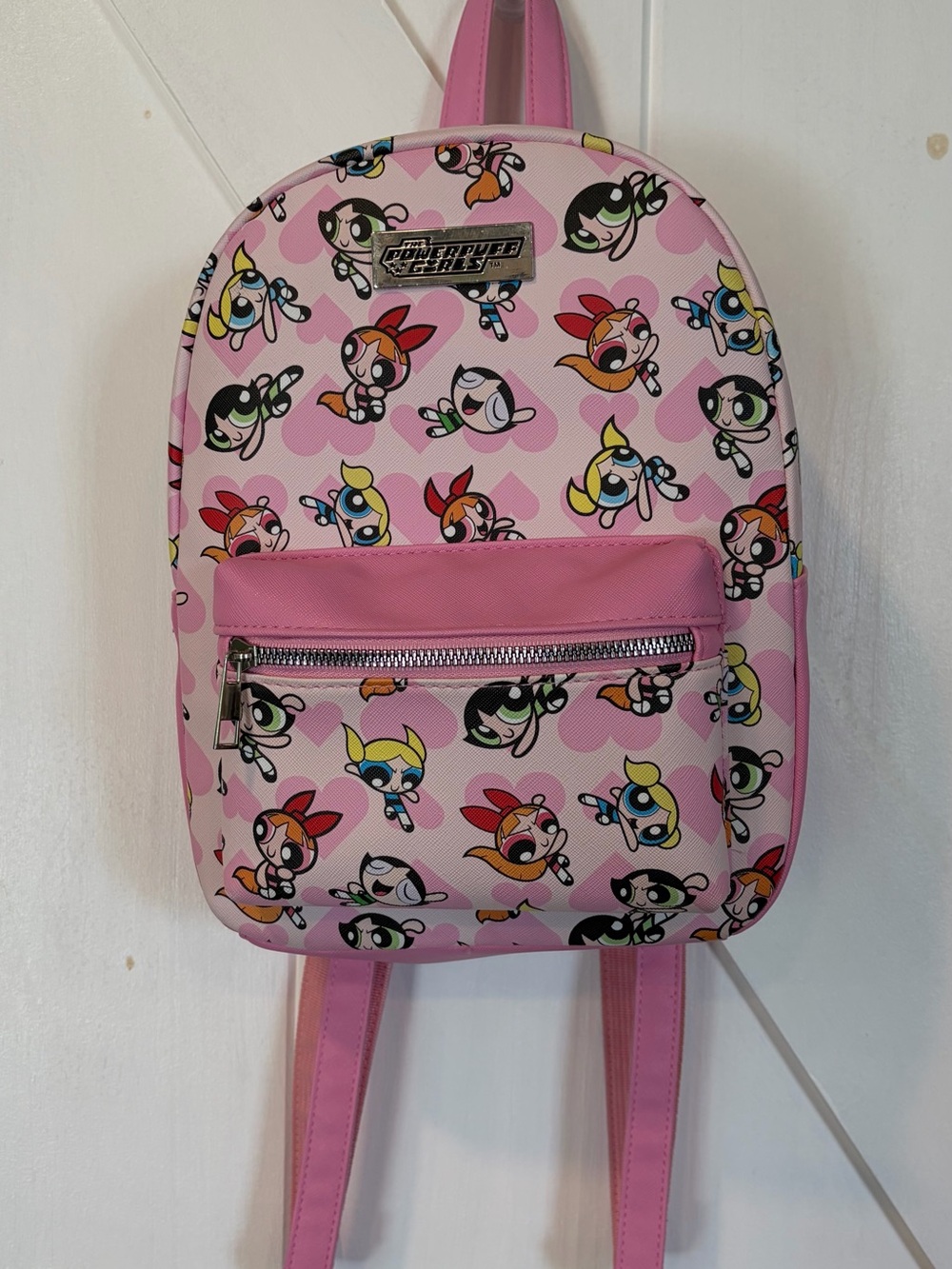 Pink Mini Powerpuff girls Backpack